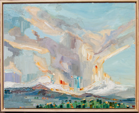 What Will Remain - oil on birch.