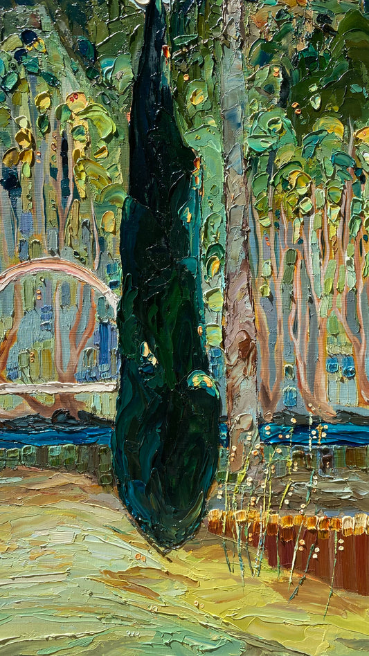 "The Garden No. 1." LOLOMA x Raina Original Painting