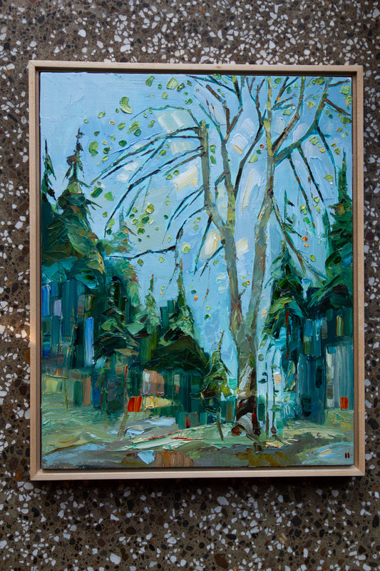 "Grandfather Tree." Loloma x Raina Original Oil Painting