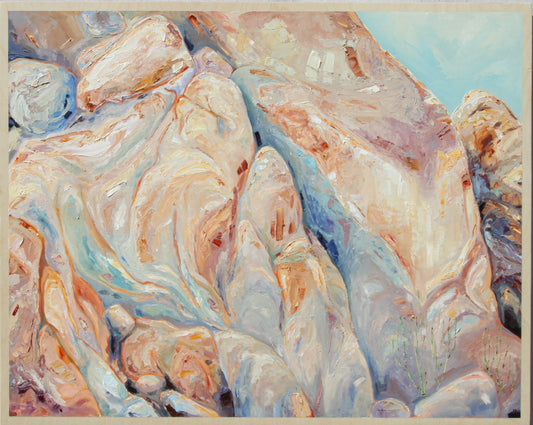 LONG AWAITED. Oil on Birch.