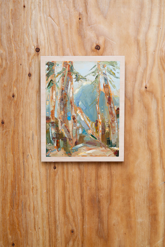 To See Clearly - oil on birch.