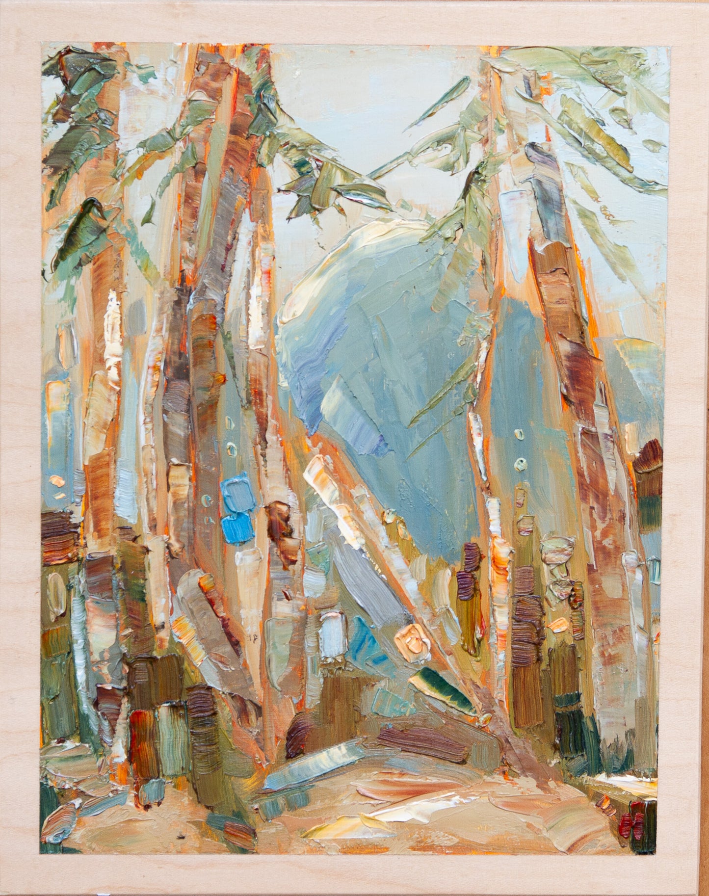To See Clearly - oil on birch.
