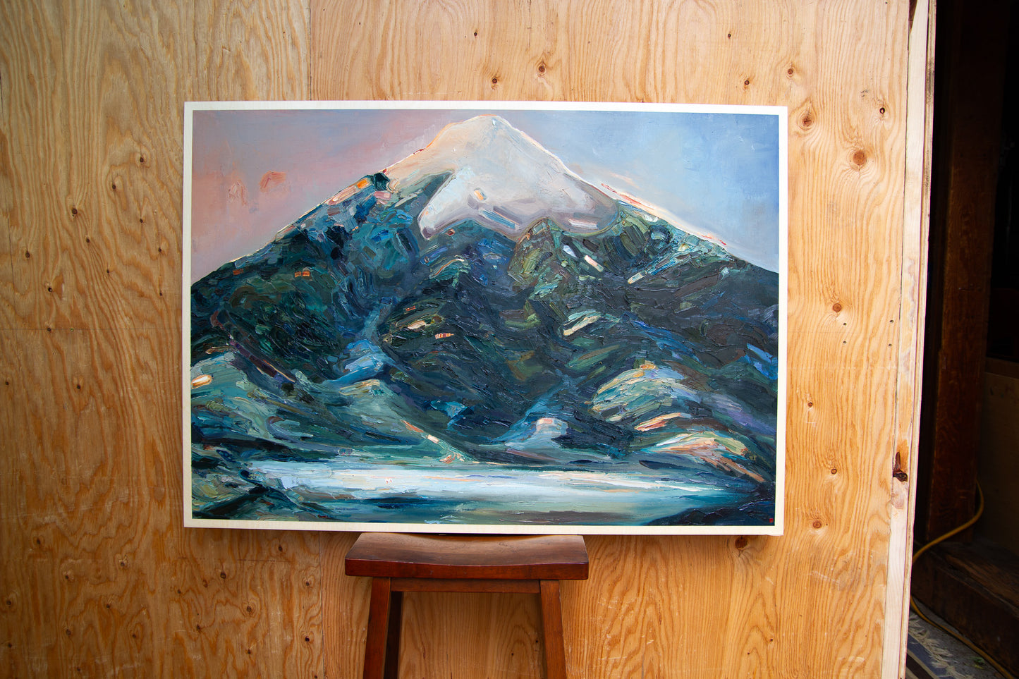 In Sight of Home - oil on panel.