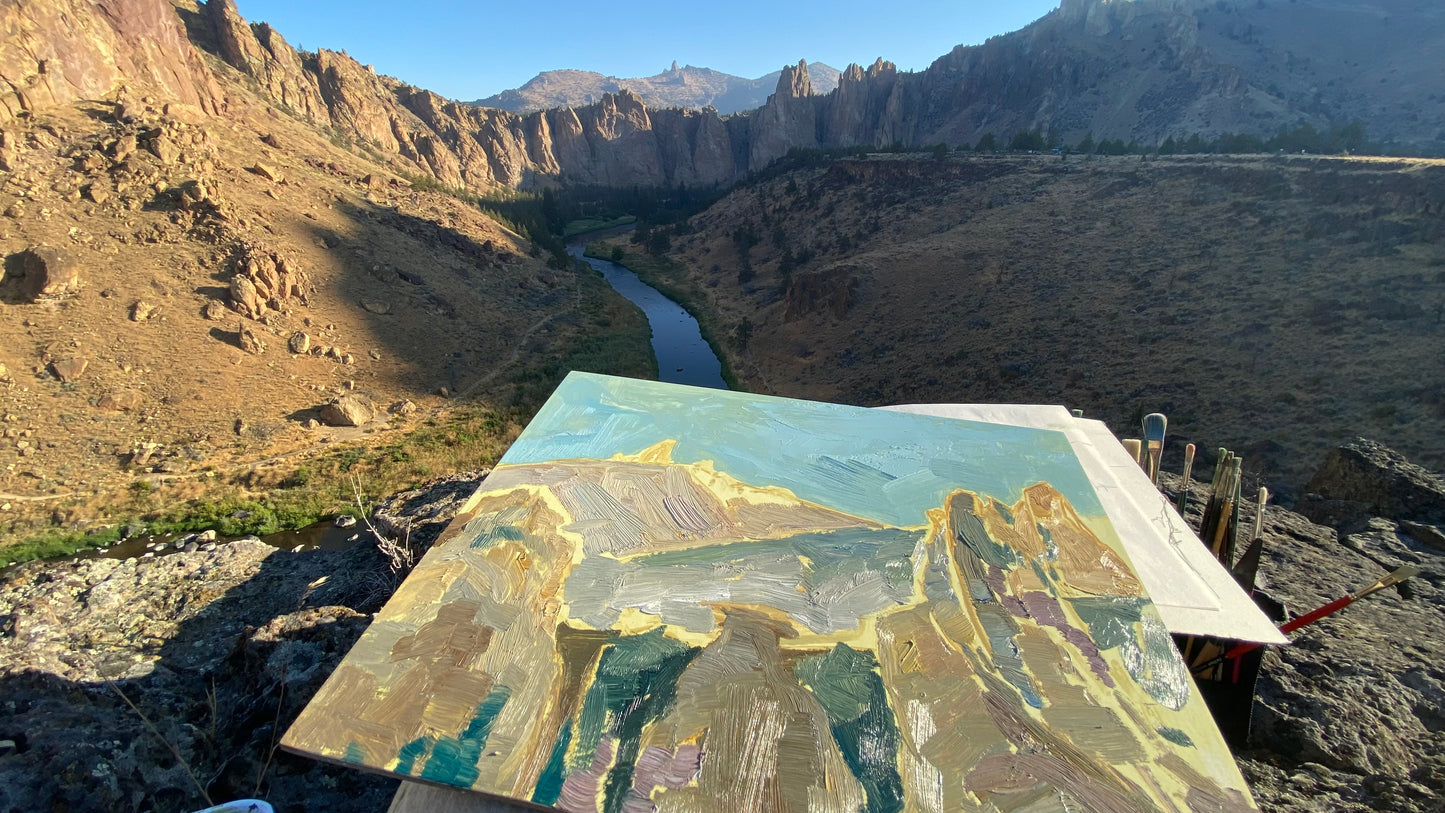 Smith Rock Plein Air - Cotton Rag Giclee