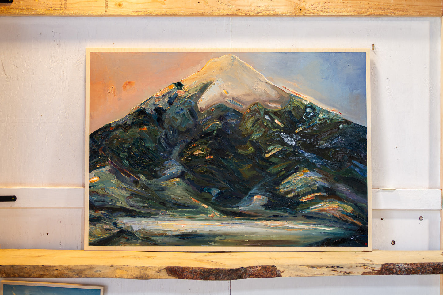 In Sight of Home - oil on panel.