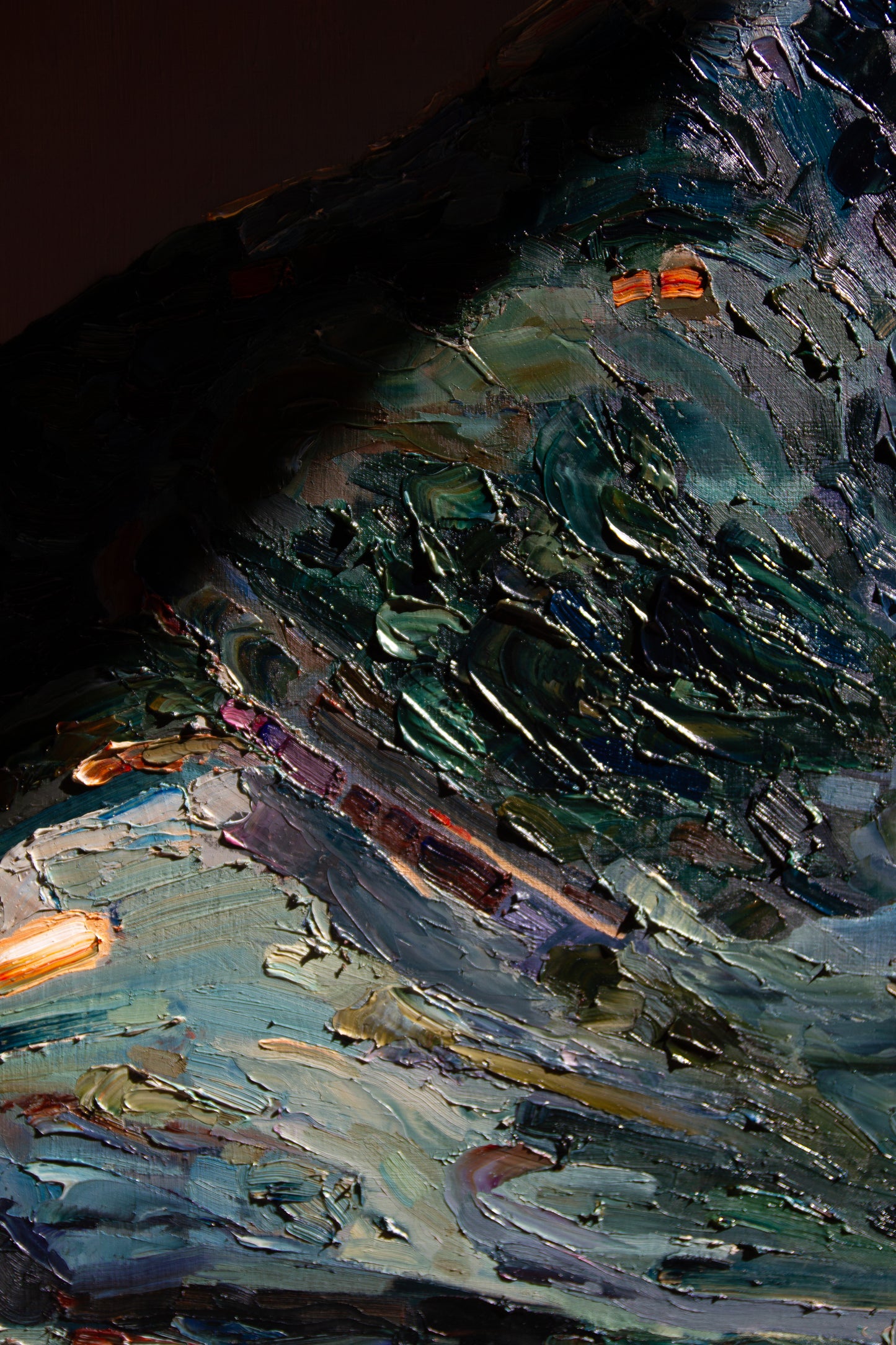 In Sight of Home - oil on panel.