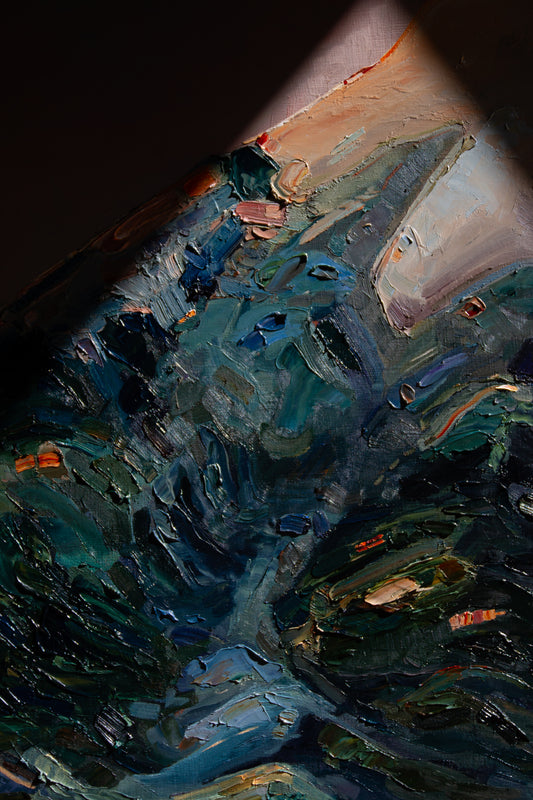 In Sight of Home - oil on panel.