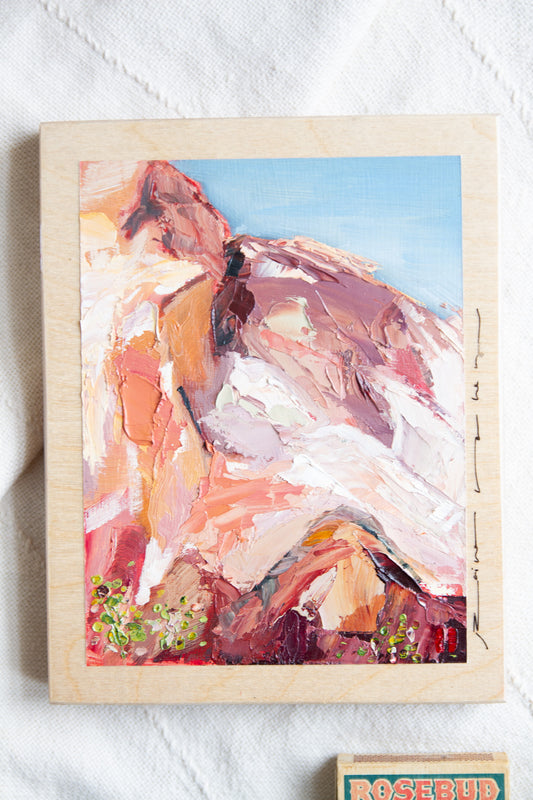 Held in Communion - oil on birch.