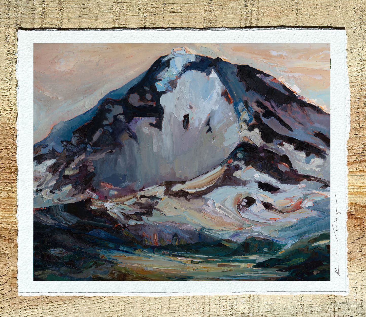 In The Shadow of Your Wing (North Sister) - giclee print.
