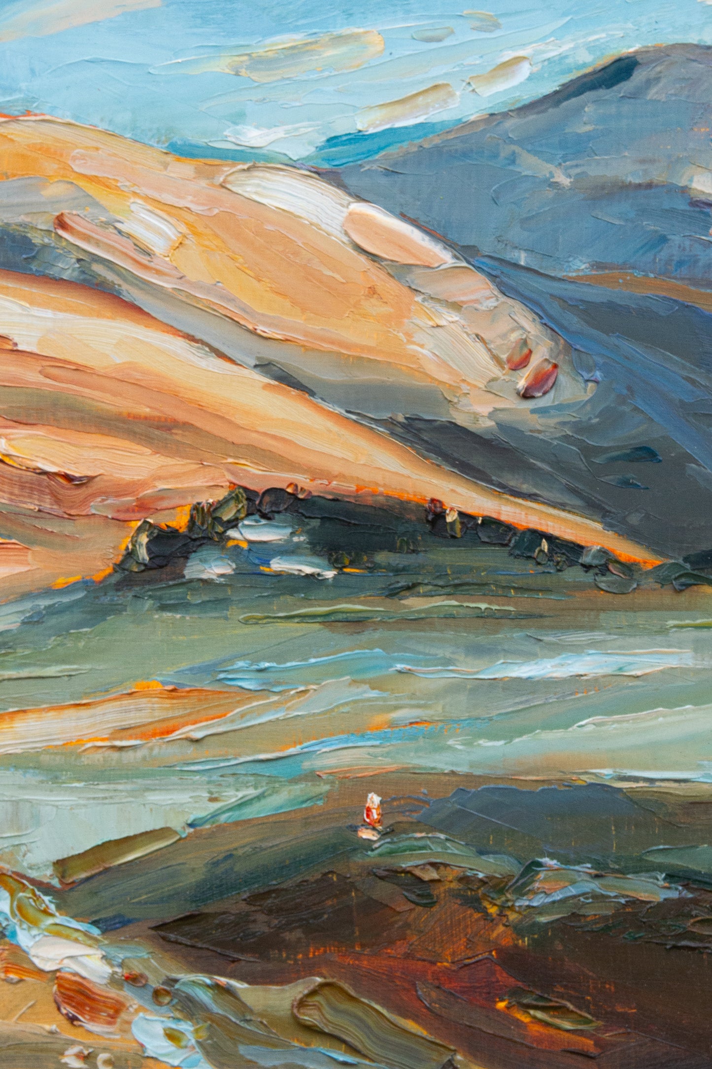 A Stout Love - oil on panel.