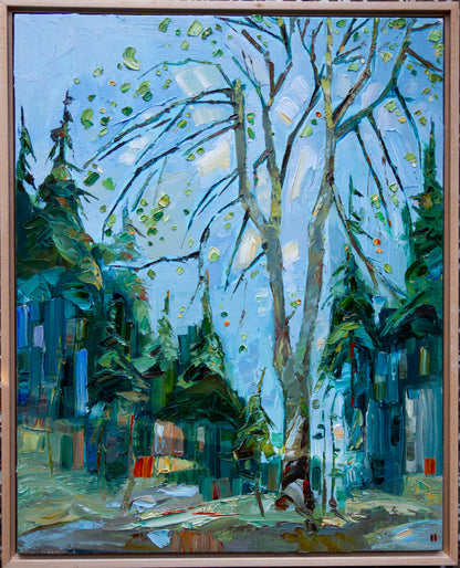 "Grandfather Tree." Loloma x Raina Original Oil Painting