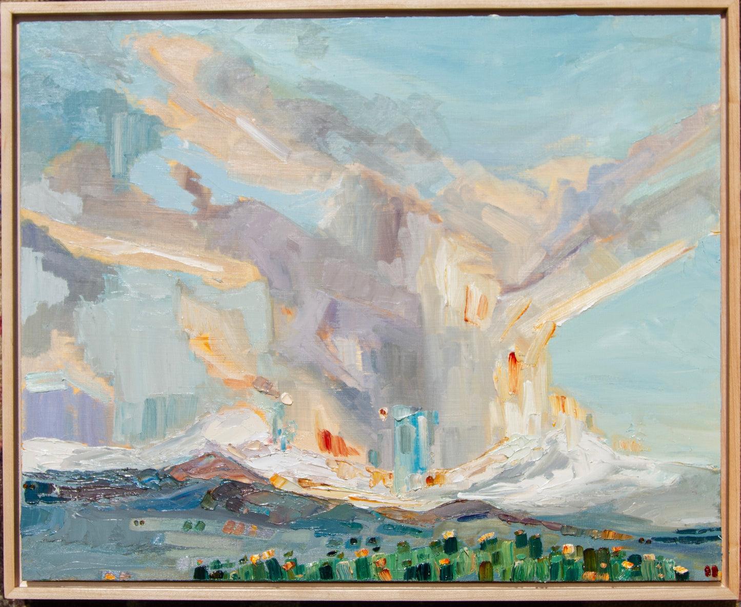 What Will Remain - oil on birch.