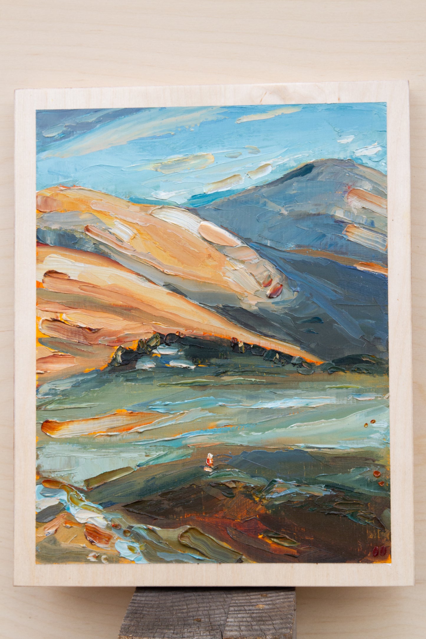 A Stout Love - oil on panel.