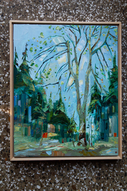 "Grandfather Tree." Loloma x Raina Original Oil Painting