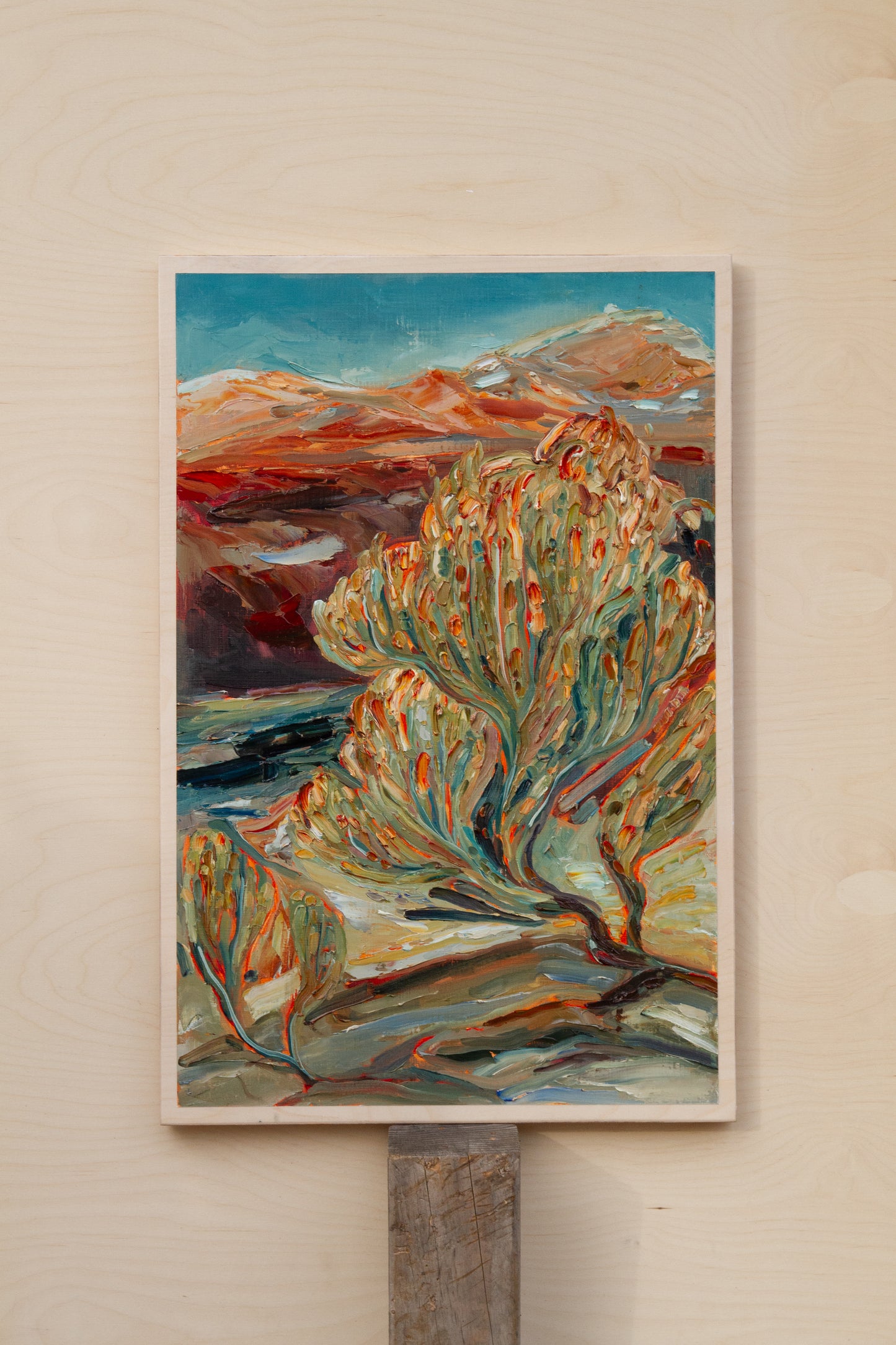 A Gentle Keeper - oil on birch.