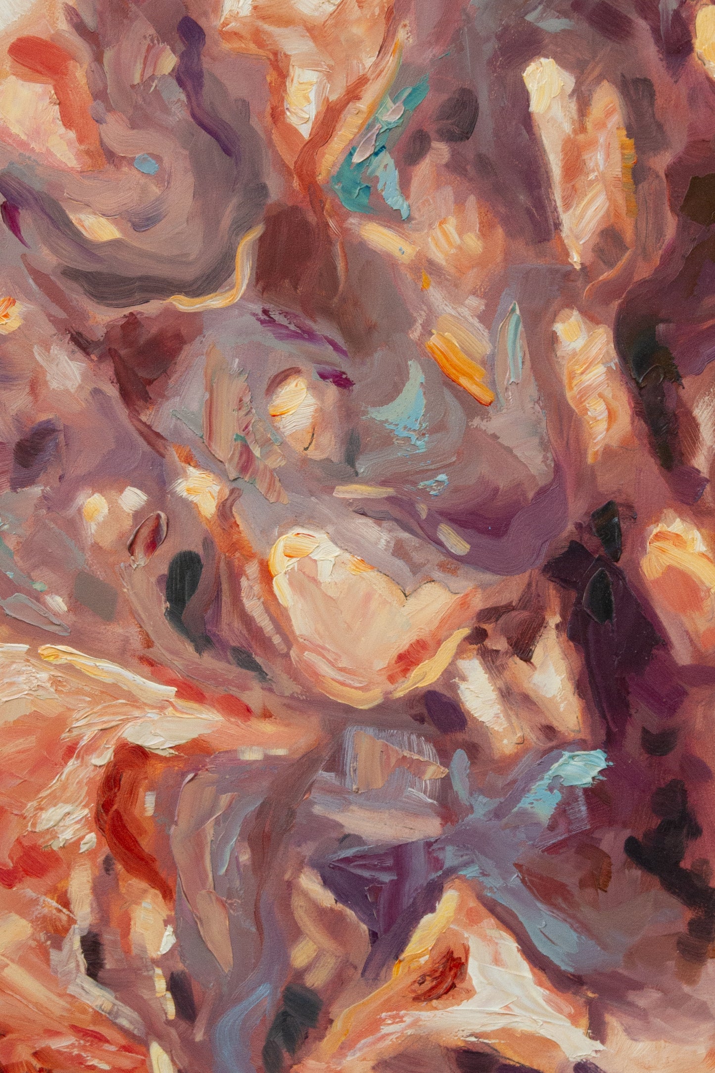 Bursting Forth - oil on panel. Unframed.