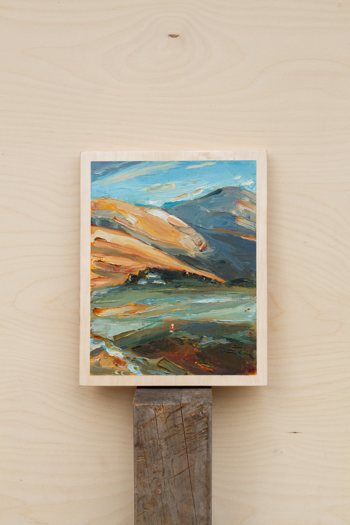 A Stout Love - oil on panel.