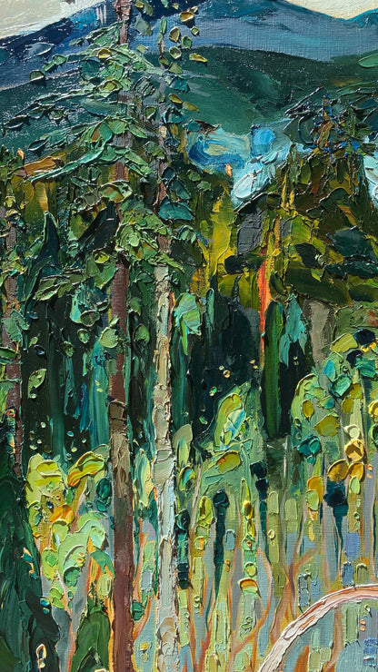 "The Garden No. 1."  LOLOMA x Raina Original Painting