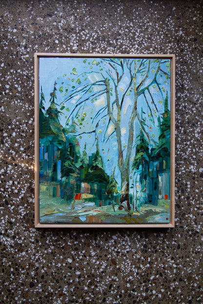 "Grandfather Tree." Loloma x Raina Original Oil Painting