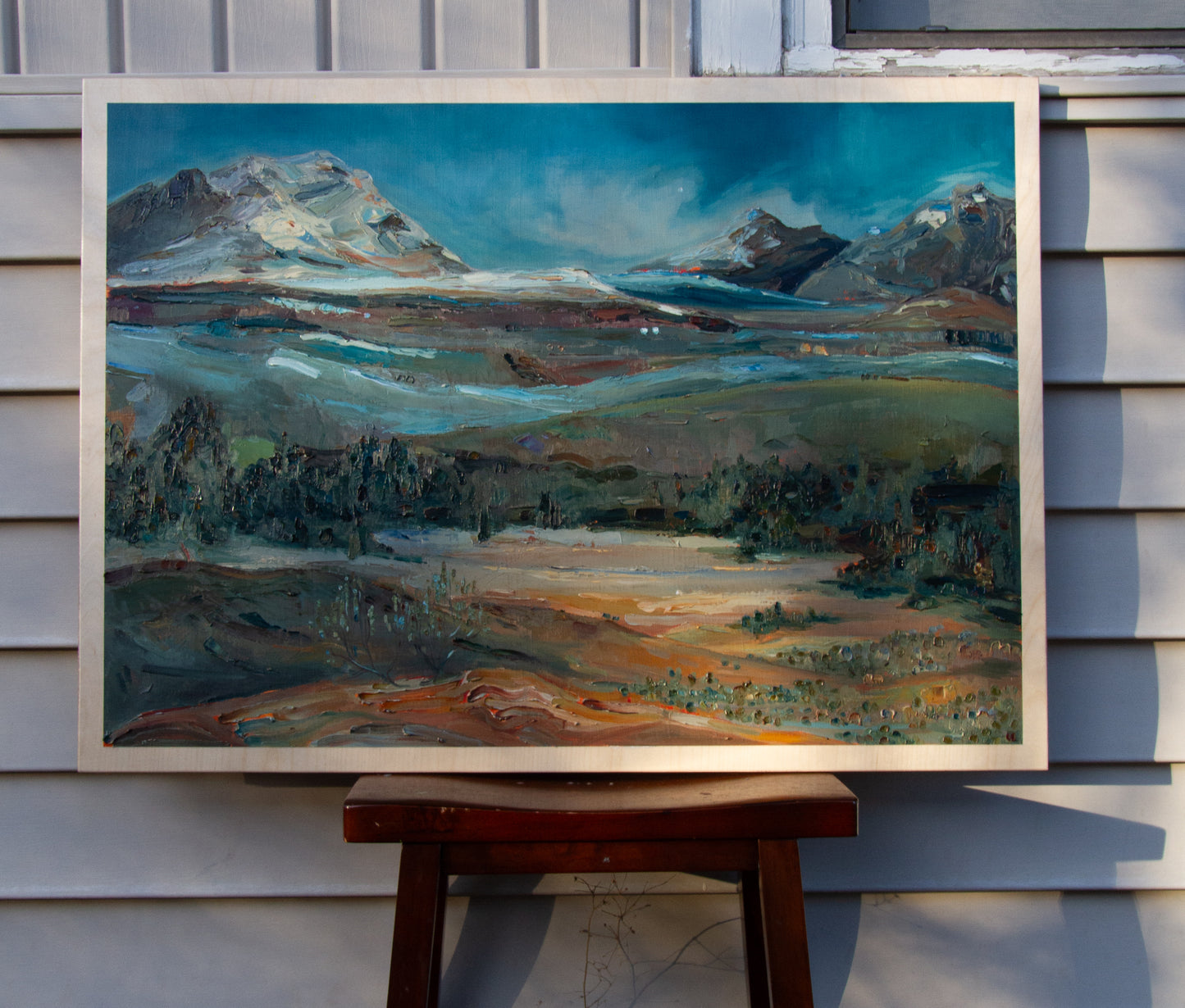 A L O N G S I D E    Y O U  - oil on birch.