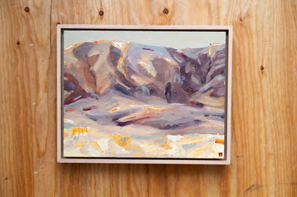 To Look on the Distance - oil on panel. FRAMED.