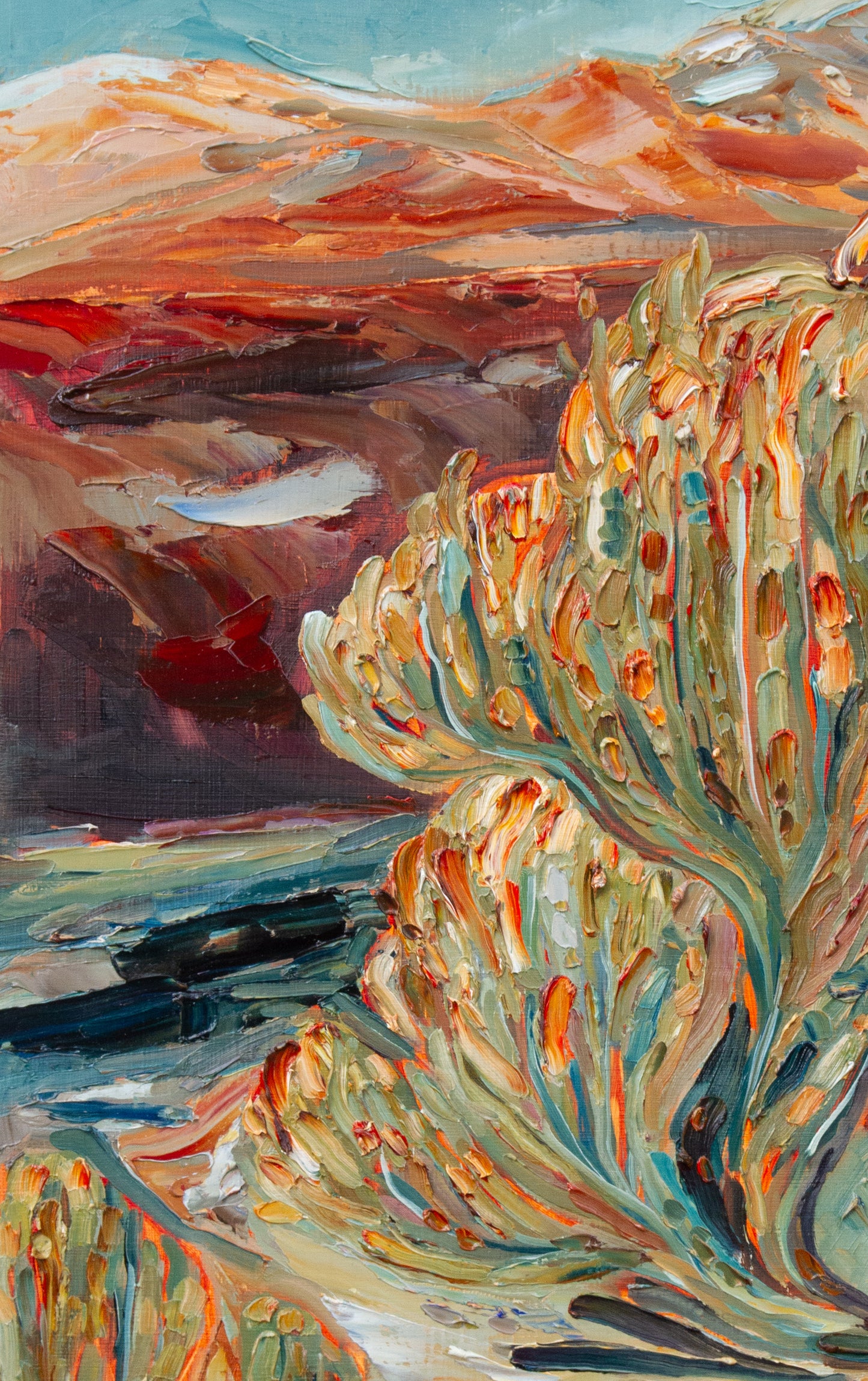 A Gentle Keeper - oil on birch.