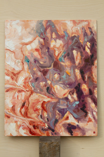 Bursting Forth - oil on panel. Unframed.