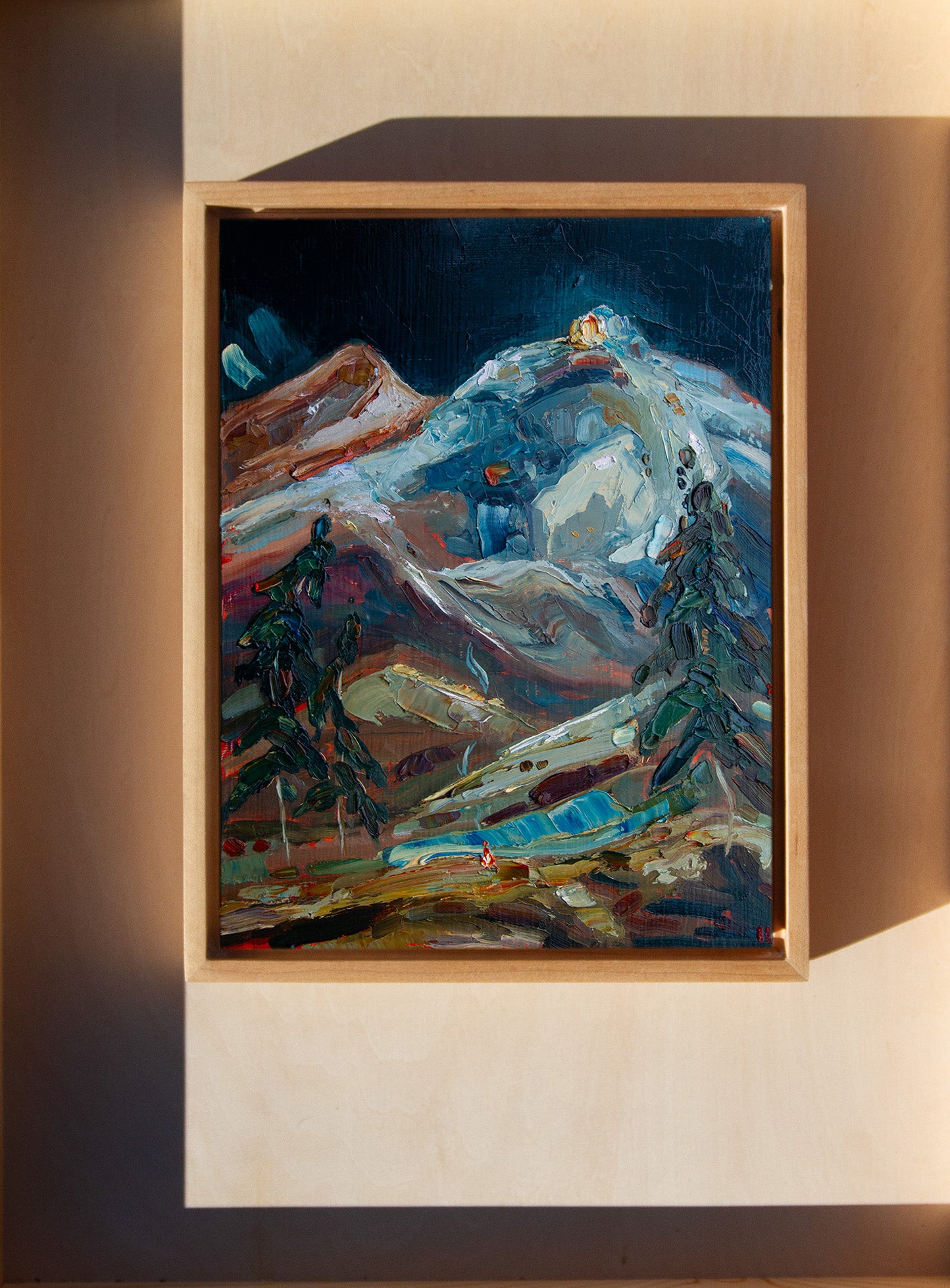 A Whispering Voice. oil on panel.