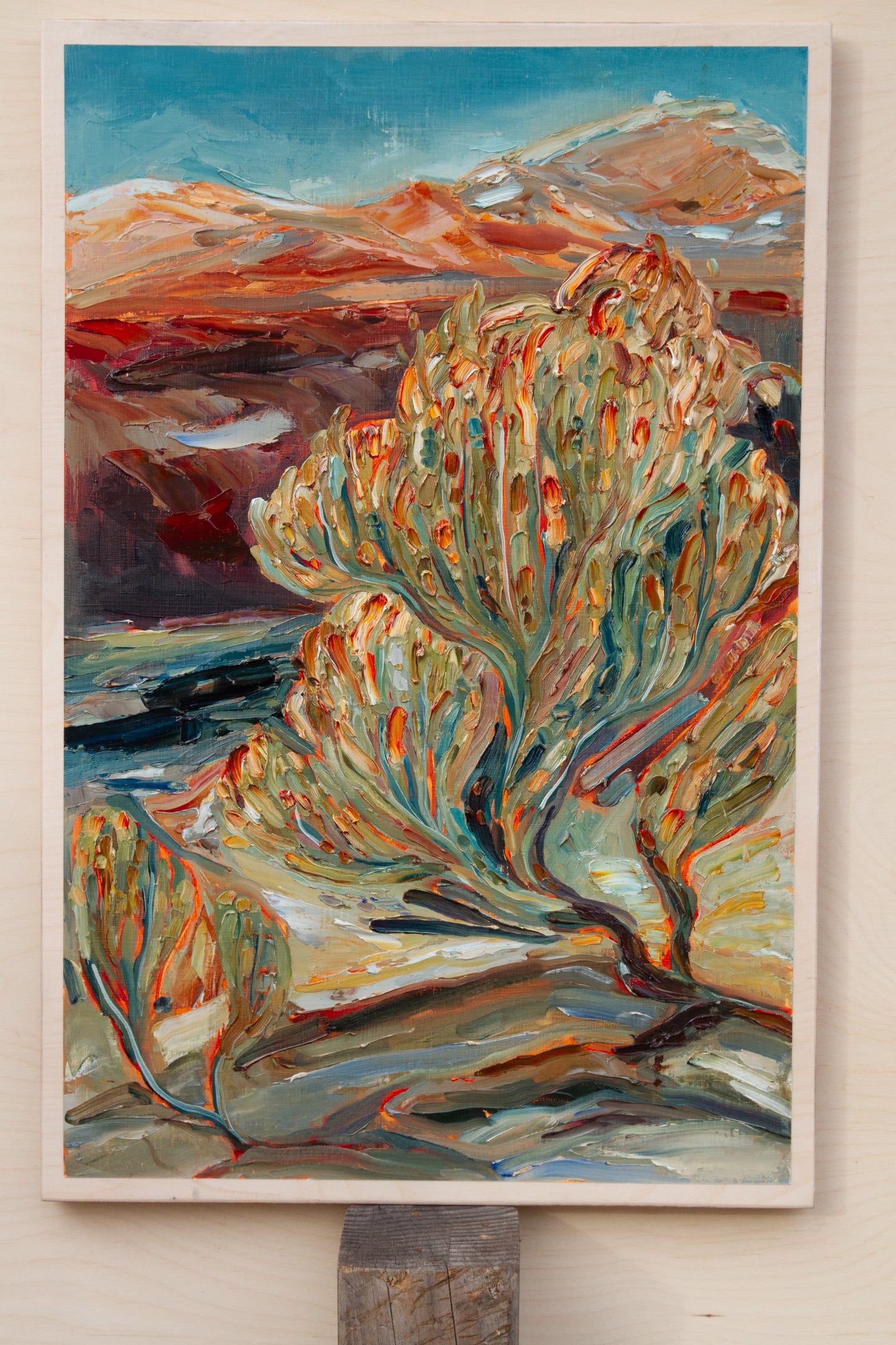 A Gentle Keeper - oil on birch.