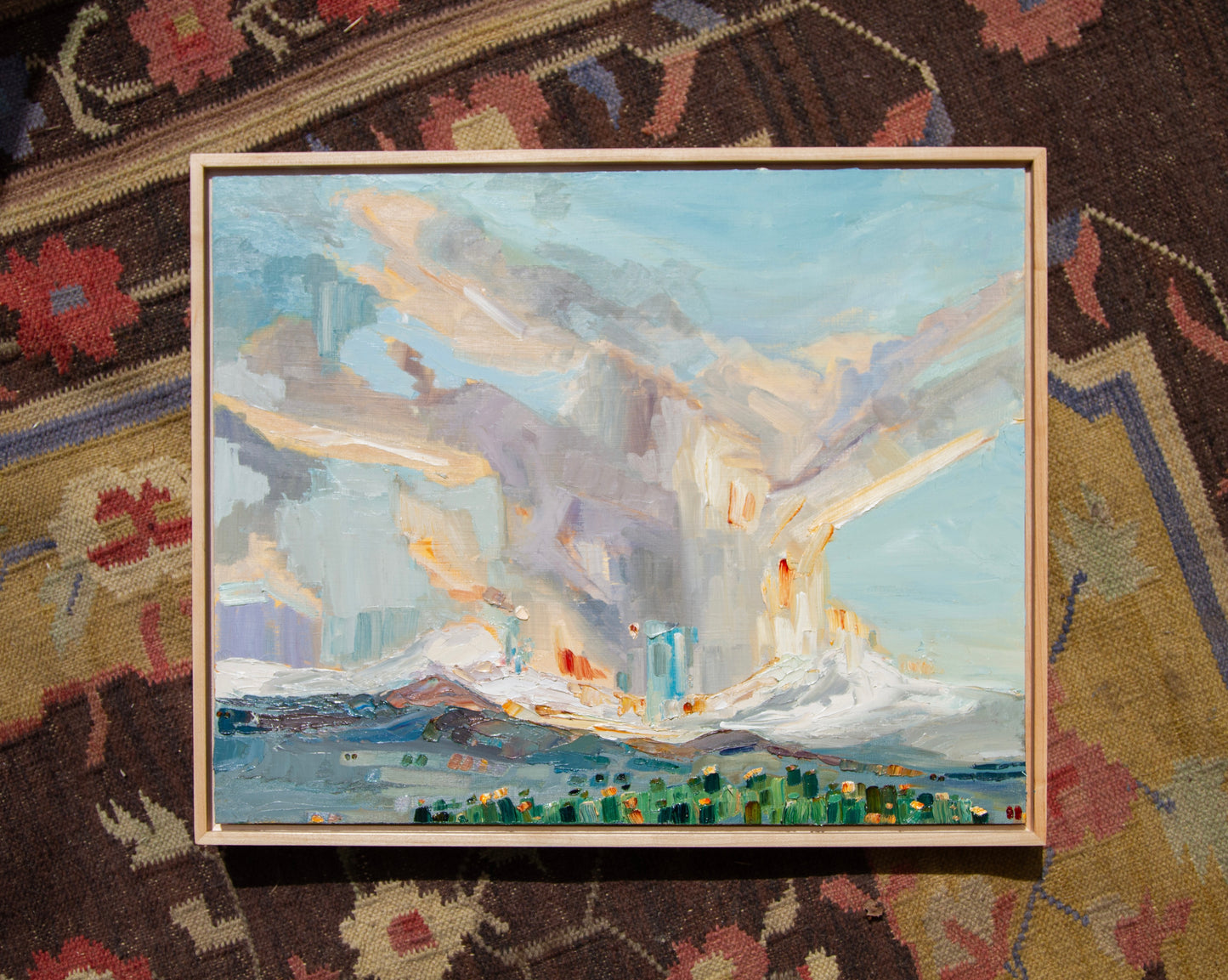 What Will Remain - oil on birch.