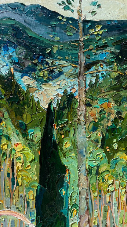 "The Garden No. 1."  LOLOMA x Raina Original Painting