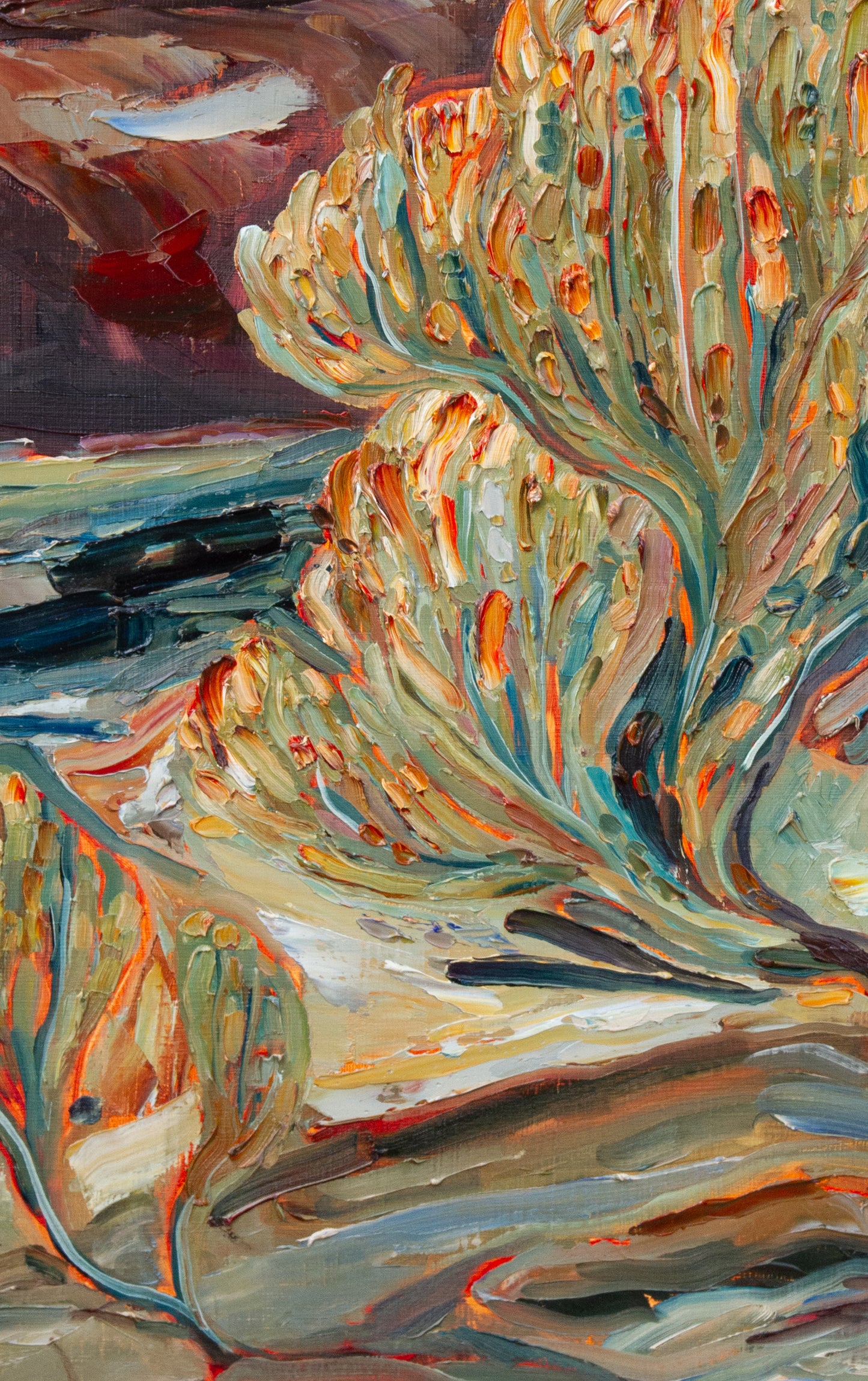 A Gentle Keeper - oil on birch.