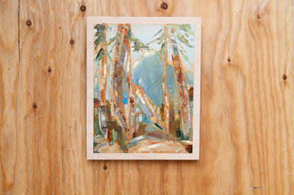 To See Clearly - oil on birch.