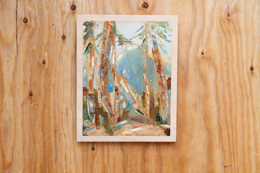 To See Clearly - oil on birch.