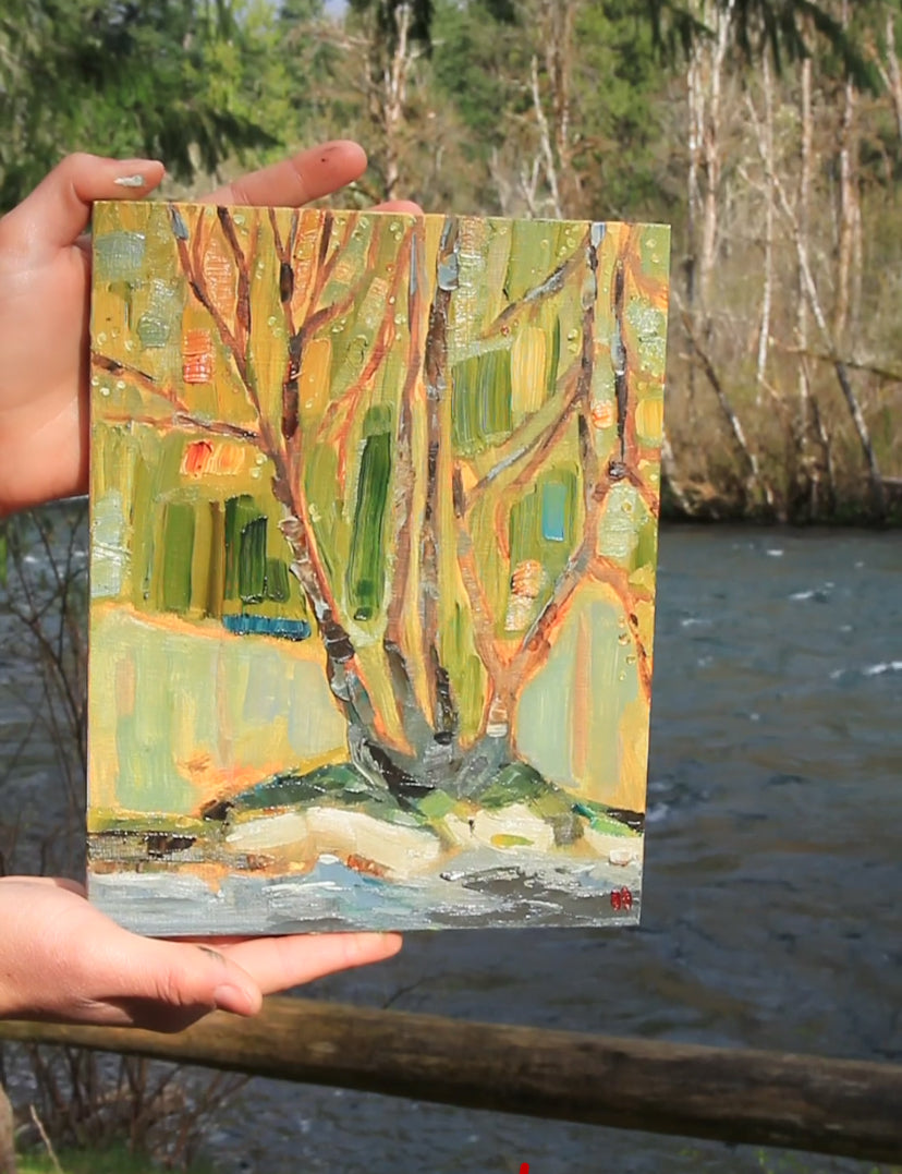 Tree Study No. 1 "LOLOMA x Raina Original Painting