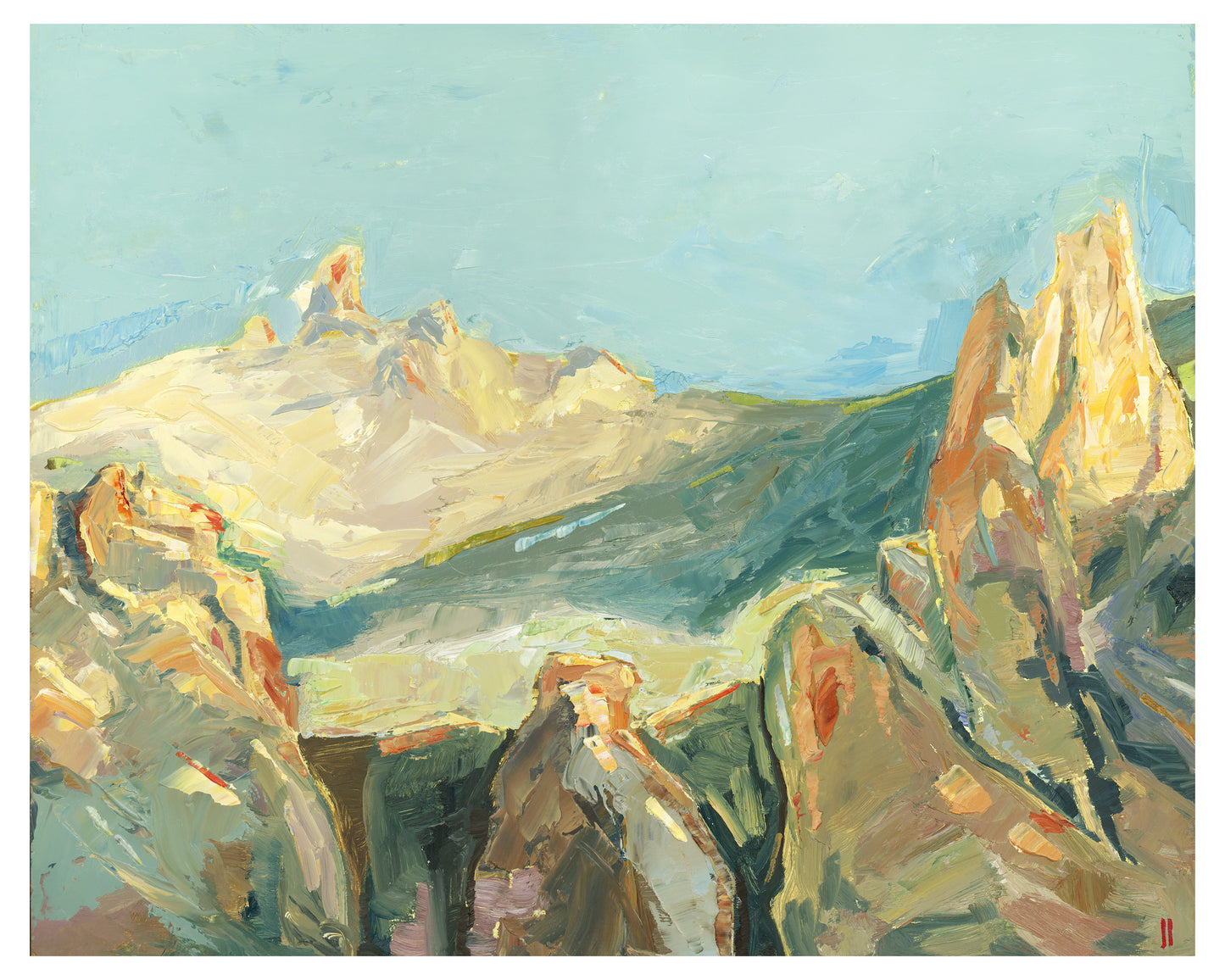 Smith Rock Plein Air - Cotton Rag Giclee