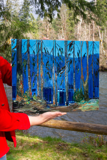 "A Settling Perspective." LOLOMA x Raina Original Painting