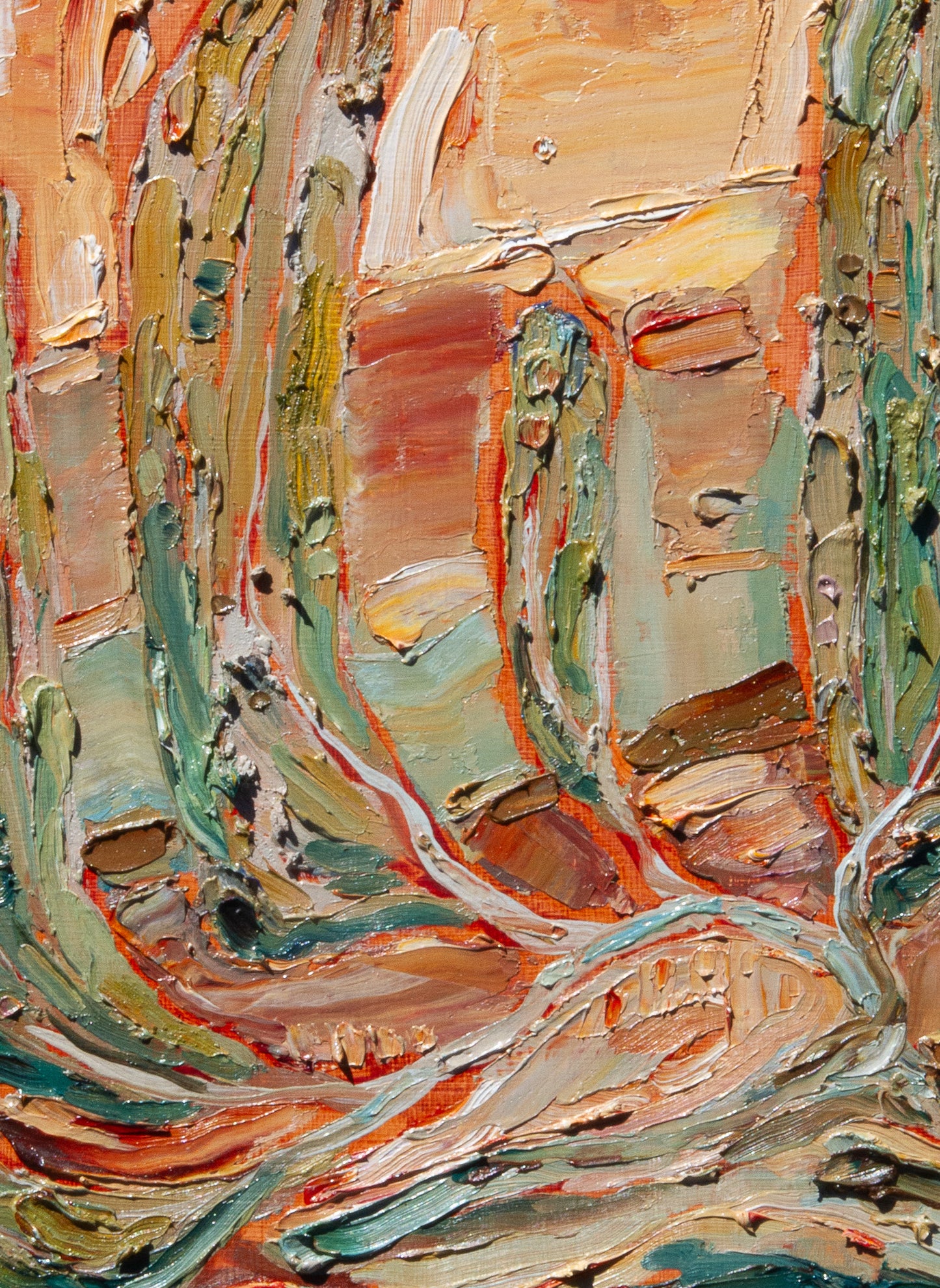 A FRESH START. oil on panel.