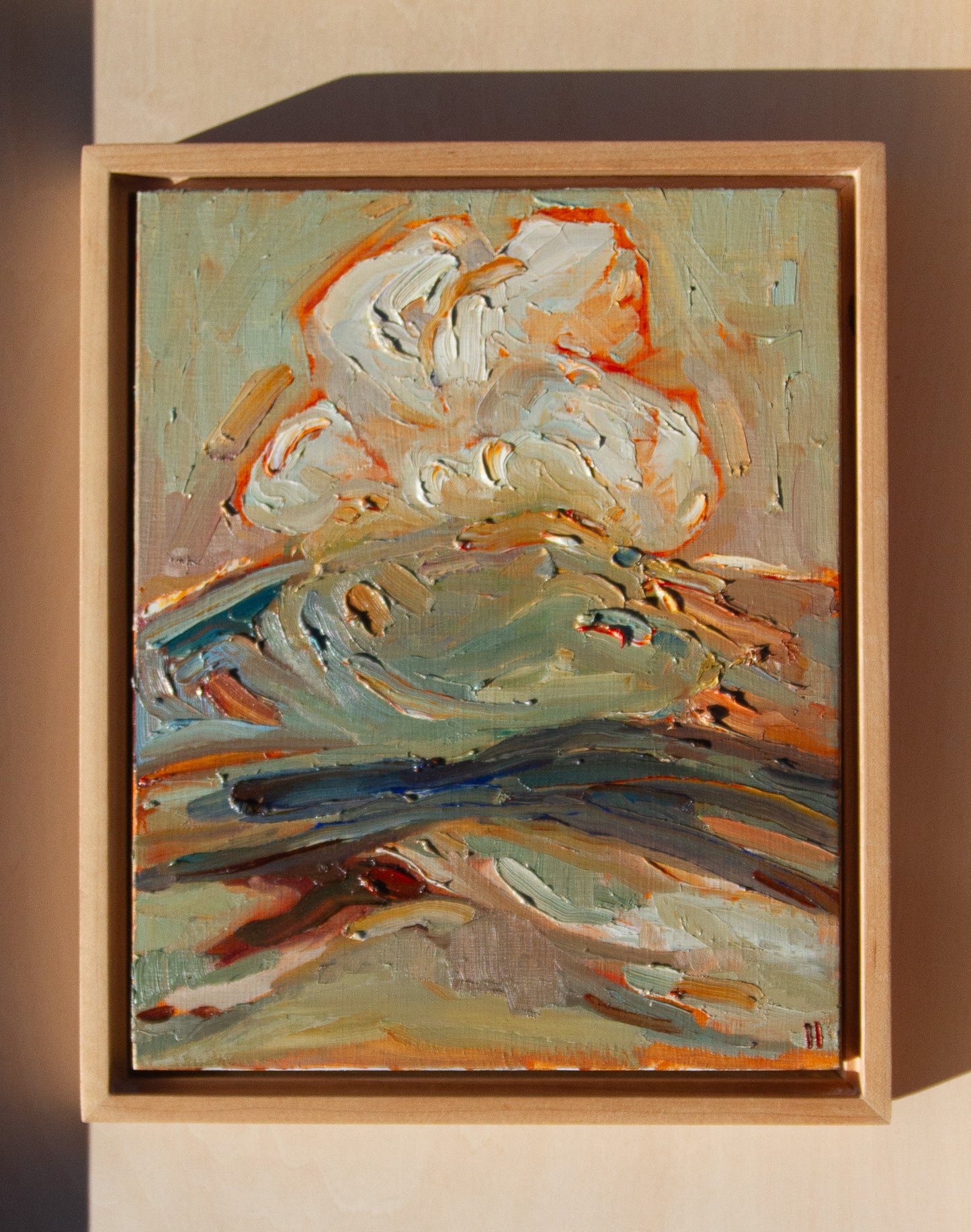 ON HIGH. oil on panel.