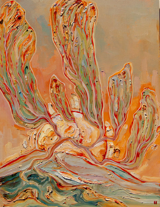 ALL WILL BE WELL. oil on panel.