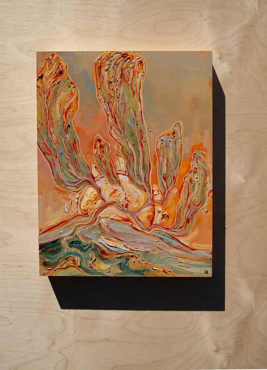 ALL WILL BE WELL. oil on panel.