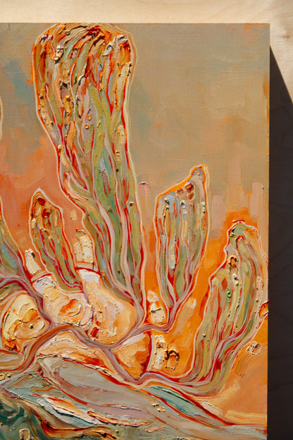 ALL WILL BE WELL. oil on panel.