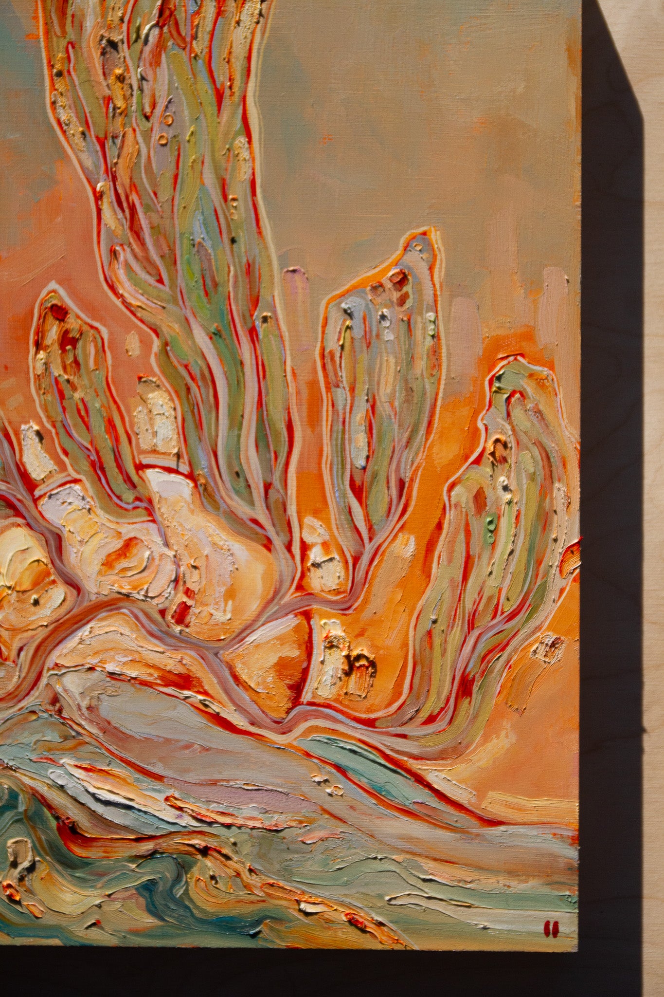 ALL WILL BE WELL. oil on panel.