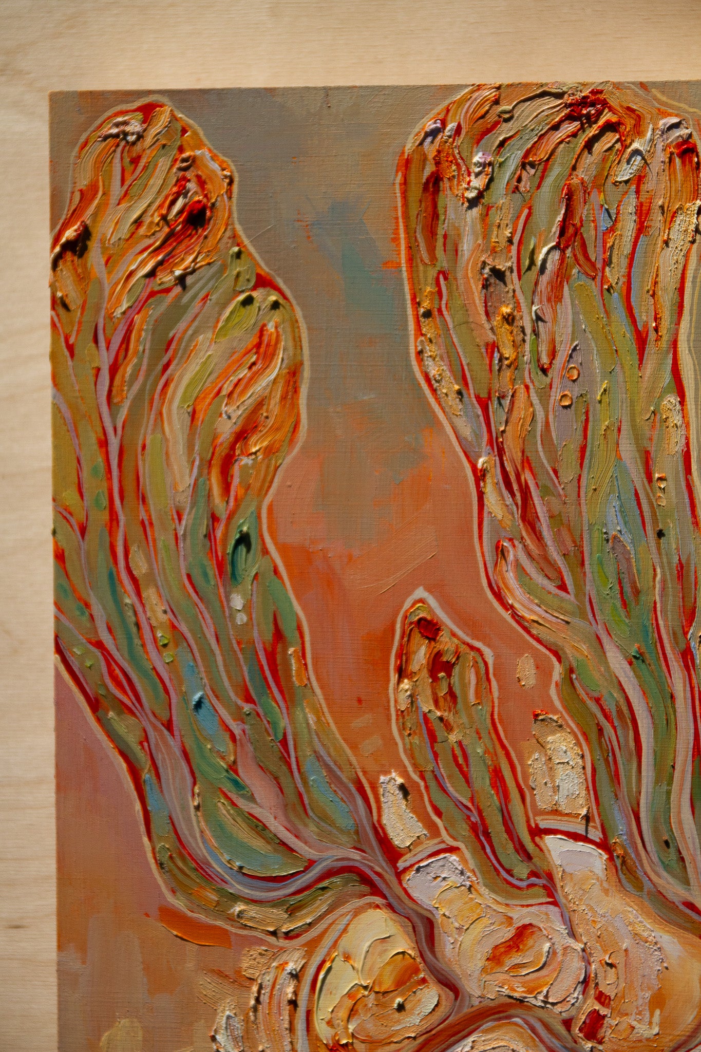 ALL WILL BE WELL. oil on panel.