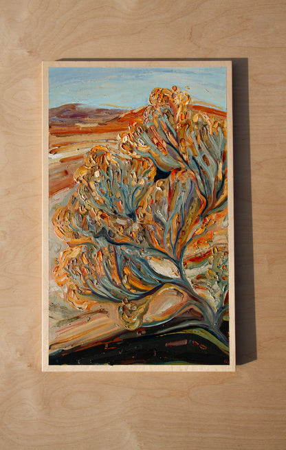 THE ROAD HOME. oil on panel.
