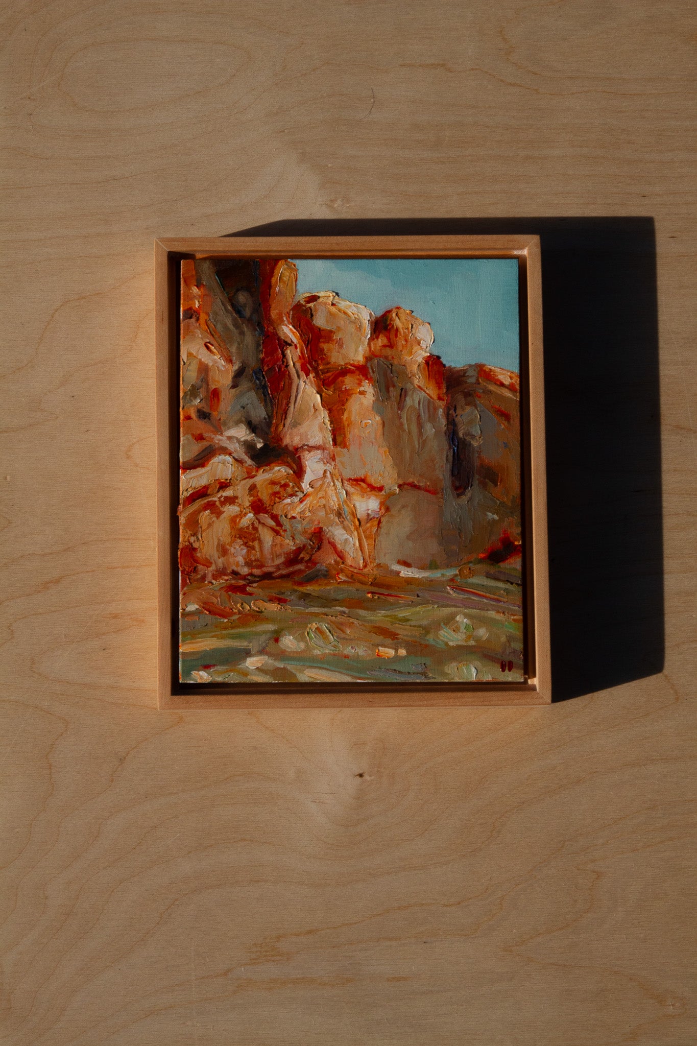 TO BE KNOWN. oil on panel.