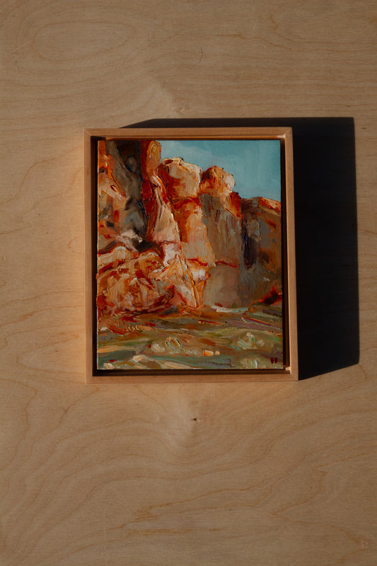 TO BE KNOWN. oil on panel.