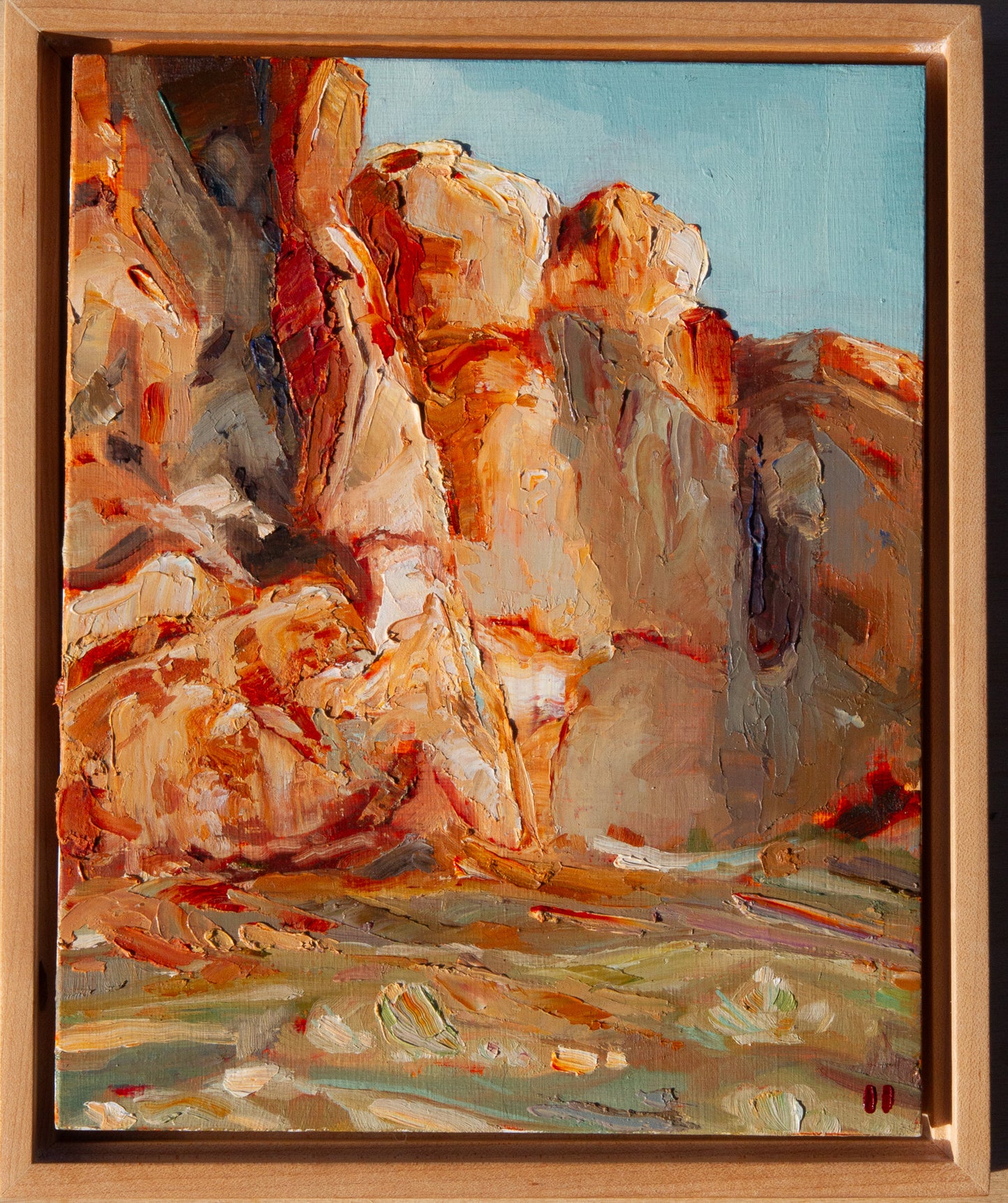 TO BE KNOWN. oil on panel.