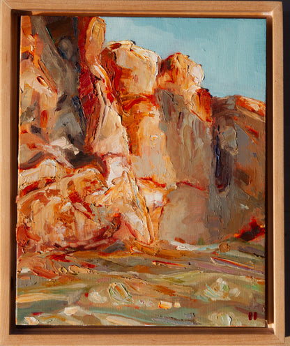 TO BE KNOWN. oil on panel.