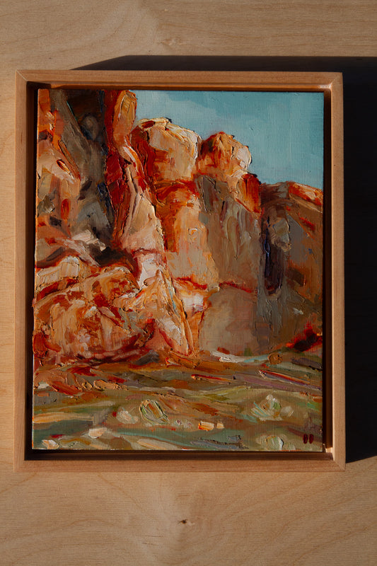 TO BE KNOWN. oil on panel.